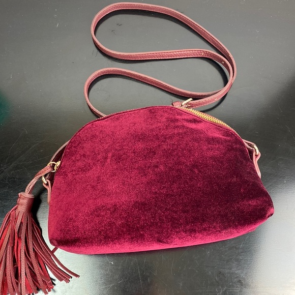 Old Navy Handbags - Old Navy Velvet Crossbody